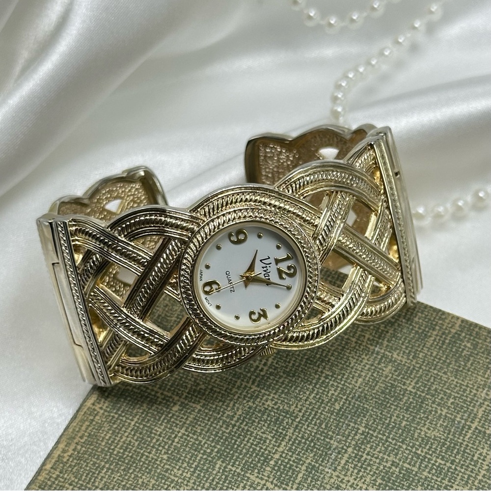 Gold Cuff Watch